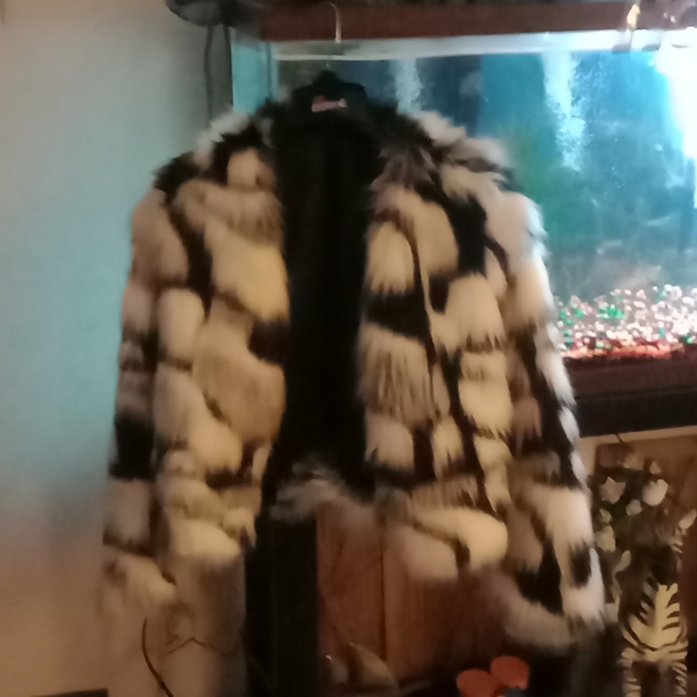 Luxurious fur jacket